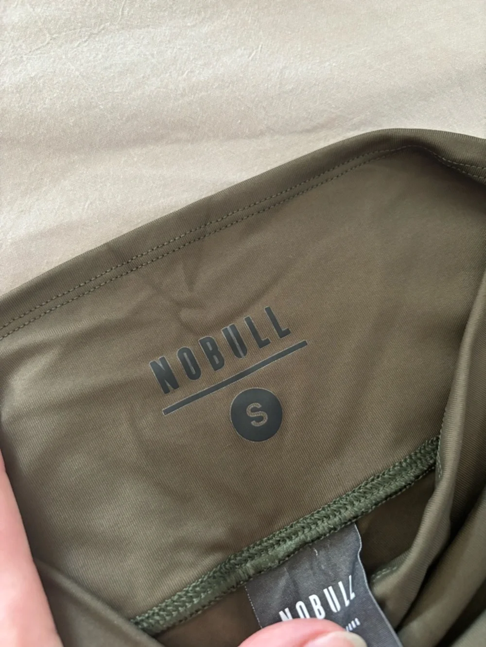 NOBULL Olive Training Joggers with Reflective Logo - Picture 2 of 3